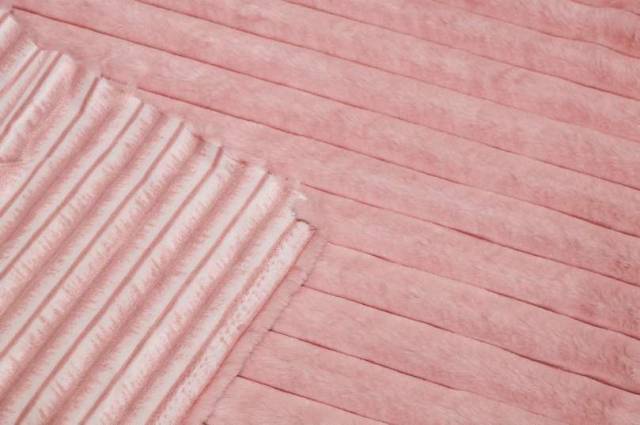 Vendita on line tessuto pelliccetta ecologica rosa chiaro - tessuti abbigliamento pelliccia ecologica