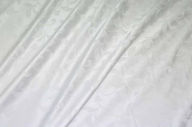 Vendita on line tessuto fiandra bianco ottico menfis - tessuti arredo casa jacquard & damascati