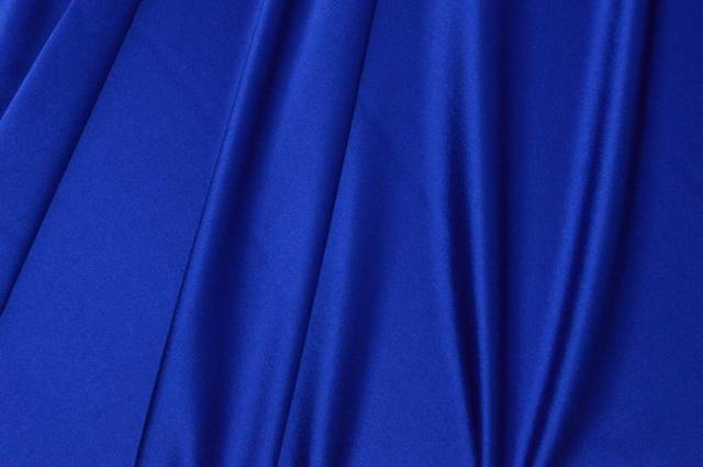 Vendita on line tessuto doppio raso viscosa blu royal - tessuti abbigliamento viscosa