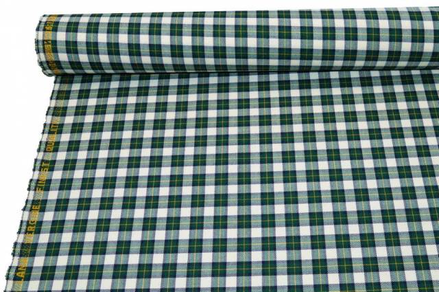 Vendita on line tessuto tartan pura lana scacco verde - prodotti