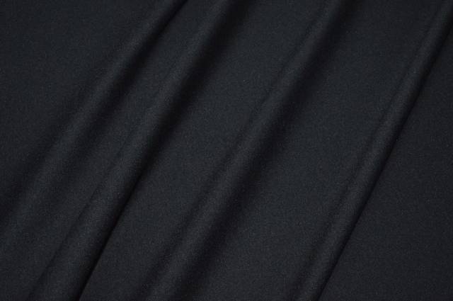 Vendita on line tessuto jersey punto milano bielastico nero - tessuti abbigliamento viscosa