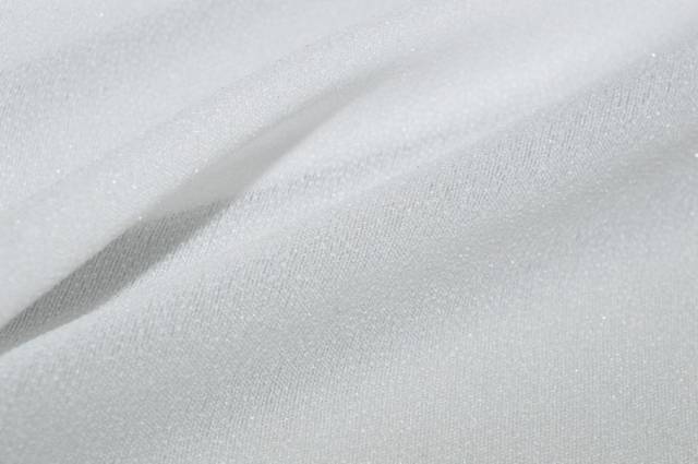 Vendita on line tessuto termoadesivo leggero stretch bianco - tessuti abbigliamento fodere / adesivi