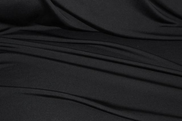 Vendita on line tessuto maglina pura viscosa nero - tessuti abbigliamento viscosa