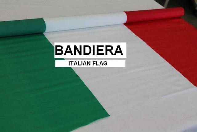 Vendita on line tessuto bandiera italia - ispirazioni carnevale